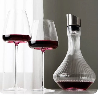 (READY STOCK)Red Wine Glass Burgundy Bordeaux Premium Crystal Clear Glass Tasting Glasses Kitchen Cup Gift Set