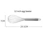 (READY STOCK)Stainless Steel Whisk Handheld Egg Beater Milk Frother Manual Stir Baking Tools