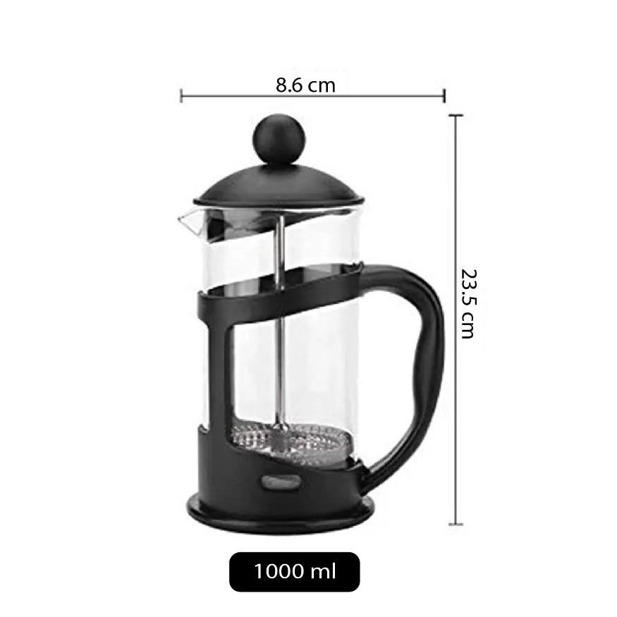 (Ready Stock)Coffee French Press Maker 350ml 600ml cum Milk Frother