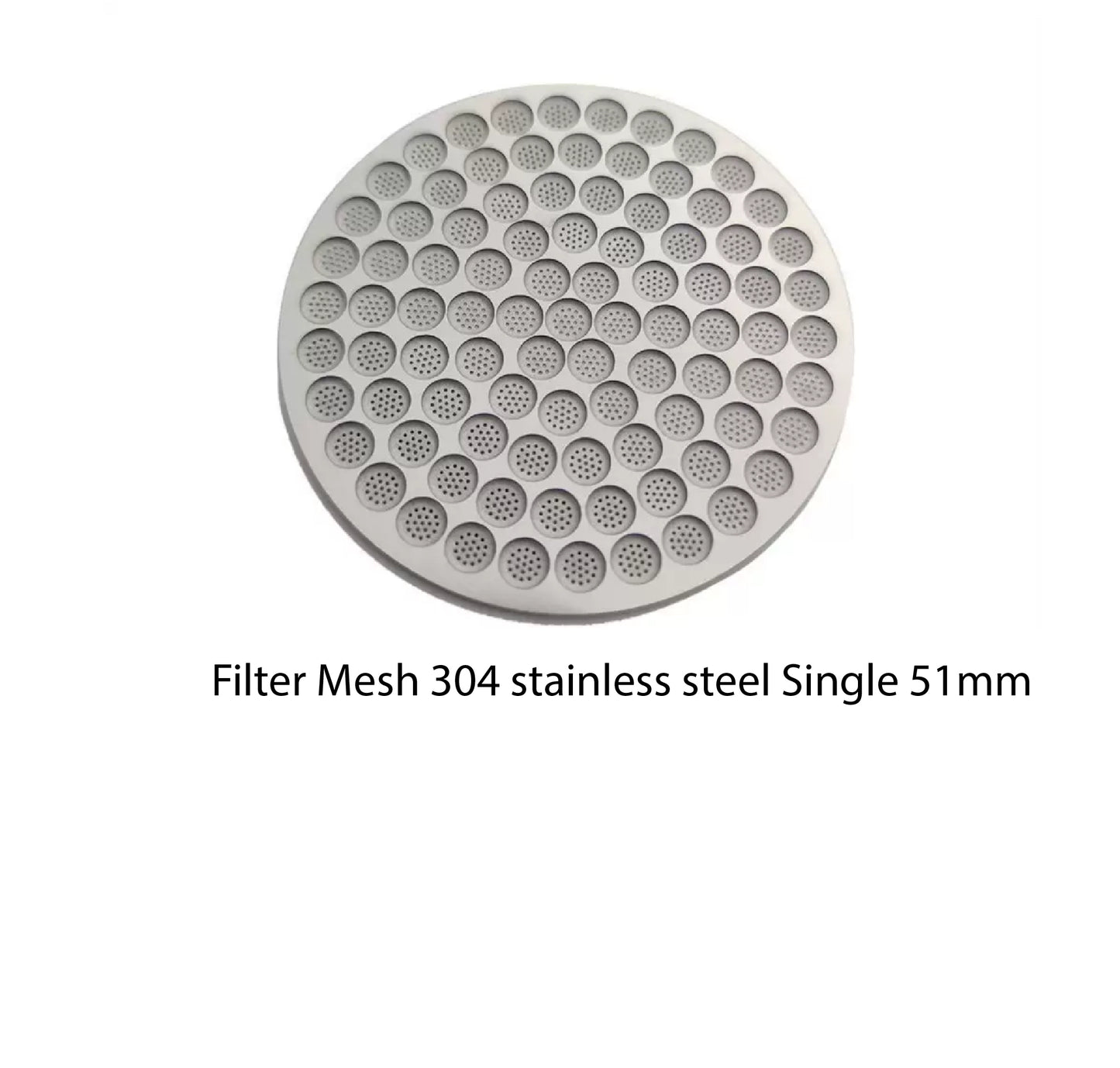 (READY STOCK)Coffee Espresso Machine Filter Screen Stainless Steel Reusable Filters Second Diversion Screen 51/53/58mm