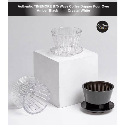 (Ready Stock)TIMEMORE Crystal Eye B75 Dripper Cake shape Coffee Dripper Pour Over Filter