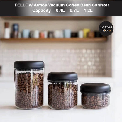 (Ready Stock)FELLOW Atmos Vacumum Coffee Bean Canister Various Capacity Seal Tight