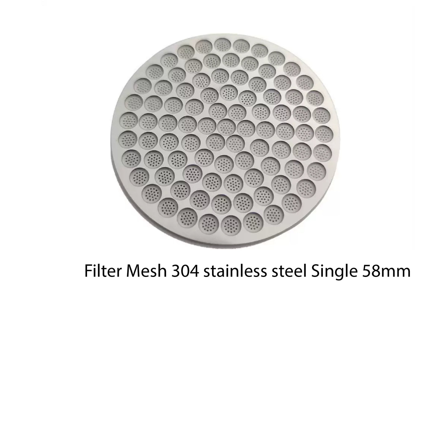 (READY STOCK)Coffee Espresso Machine Filter Screen Stainless Steel Reusable Filters Second Diversion Screen 51/53/58mm