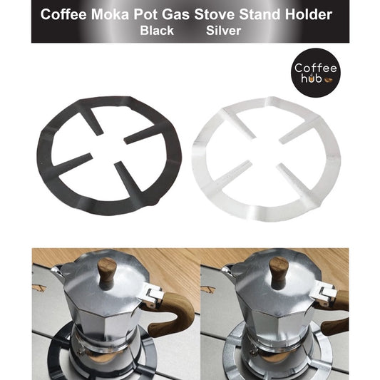 (Ready Stock)Coffee Espresso Moka Pot Coffee Maker Gas Stove Stand Holder Steel Support Ring Camping