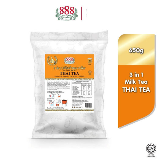 (Ready Stock)888 Instant THAI Green Tea THAI Milk Tea HALAL(650g)