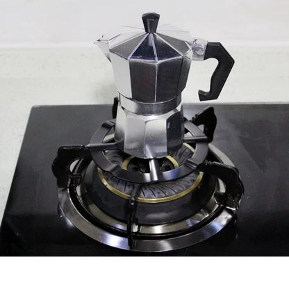 (Ready Stock)Coffee Espresso Moka Pot Coffee Maker Gas Stove Stand Holder Steel Support Ring Camping