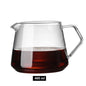 (Ready Stock)Coffee Hand Drip Glass Server Pour Over High Borosilicate Vertical Stripe Vintage Sepia 400ml 500ml 650ml