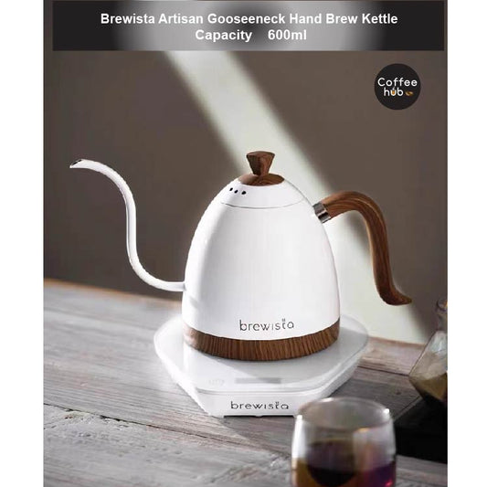 (Ready Stock)BREWISTA Artisan Gooseneck Hand Brew Variable Kettle 600ml