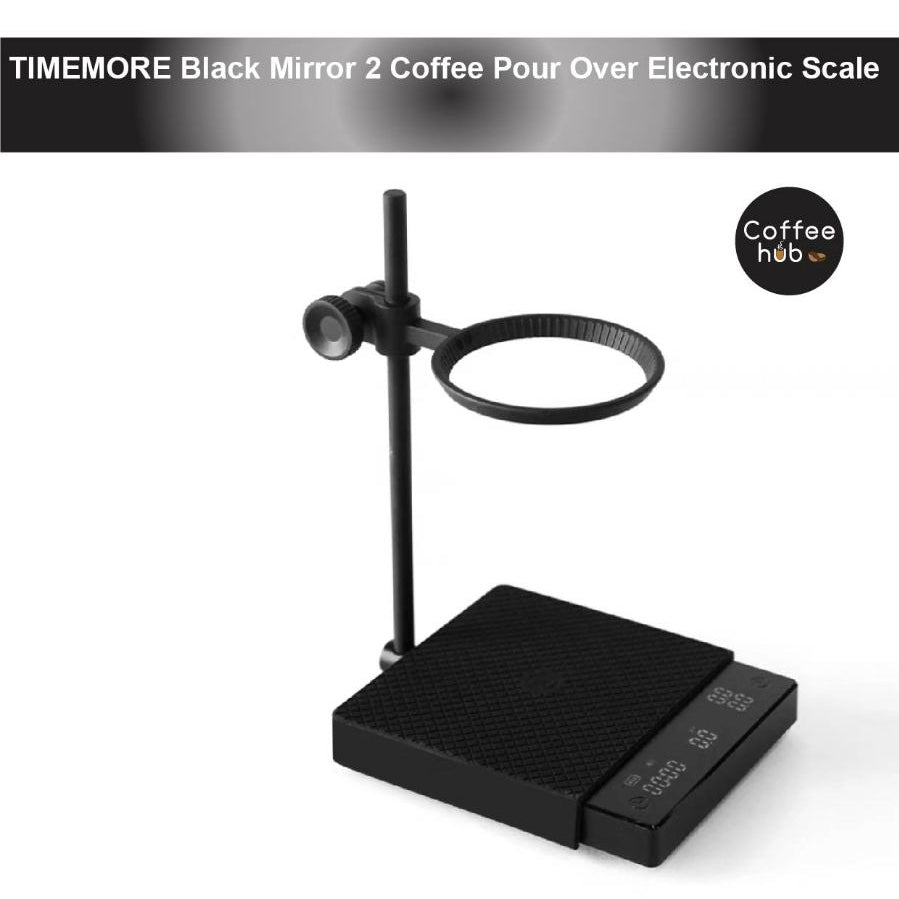 (Ready Stock)TIMEMORE Black Mirror 2 Coffee Pour Over Electronic Scale Data Sharing Dual Sensor