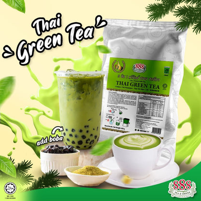 (Ready Stock)888 Instant THAI Green Tea THAI Milk Tea HALAL(650g)