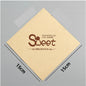 (READY STOCK)Kraft Paper Sandwich Paper Wrap Disposable Food Packing Triangle Shape Oil- Proof Doughnut Baking 50 Pcs