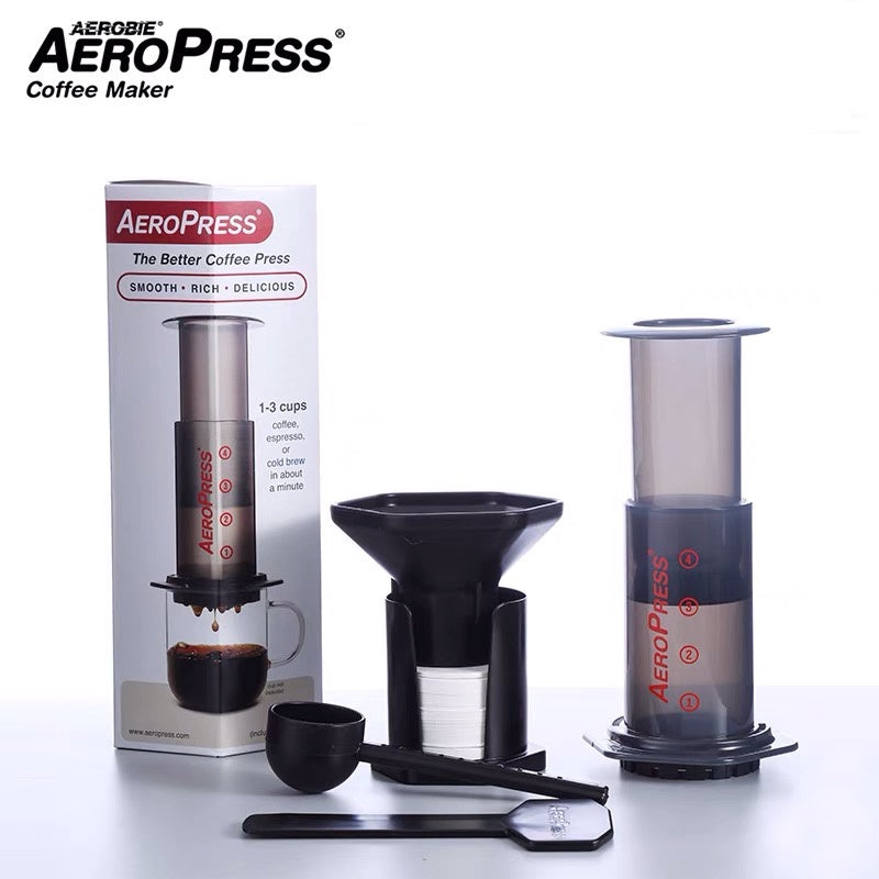 (Ready Stock)ORIGINAL Genuine AeroPress Portable Go Travel Coffee Press Maker|Fellow Prismo