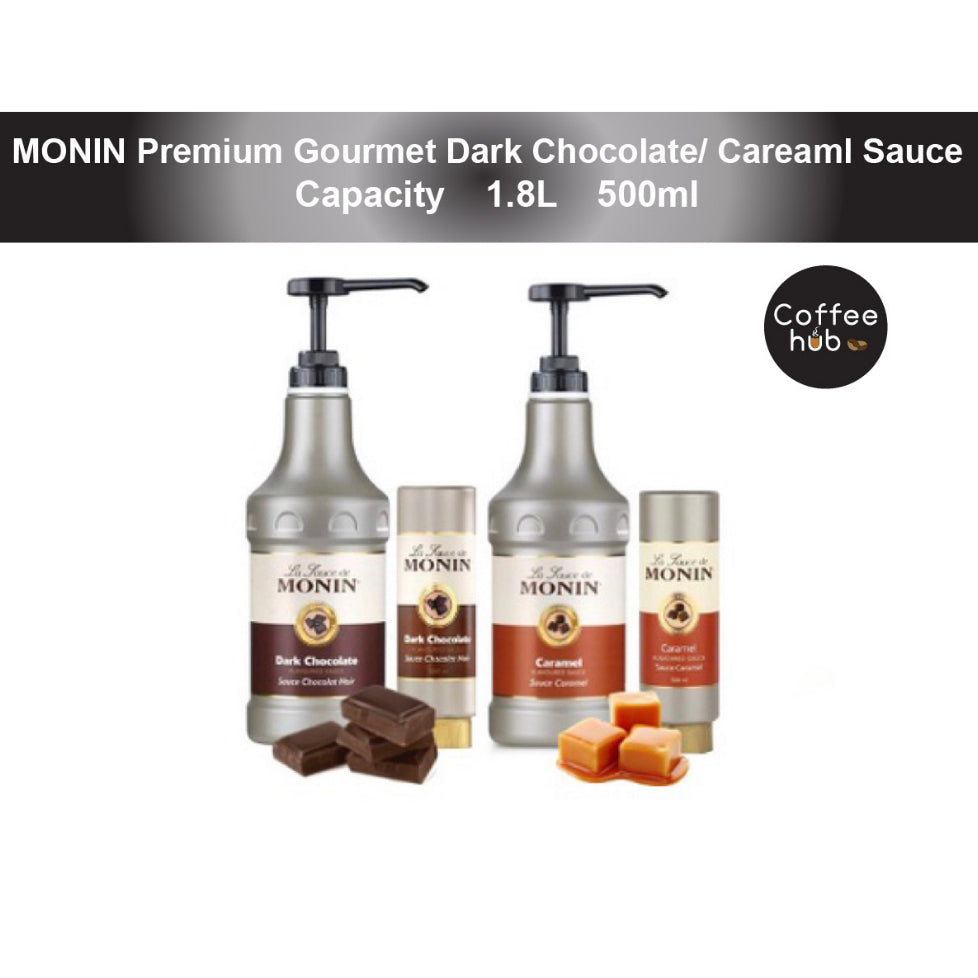 (Ready Stock)MONIN Gourmet Dark Chocolate Sauce / Caramel 1.89L