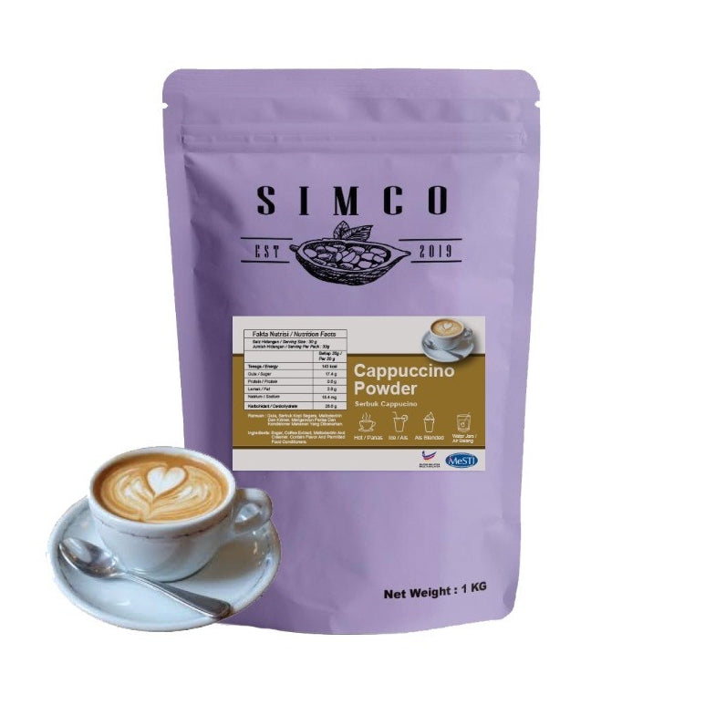 (Ready Stock)SIMCO SERBUK AIR BALANG ICE BLENDED POWEDER VANILLA BLUE CHOCOLOTE KELADI(1 KG)