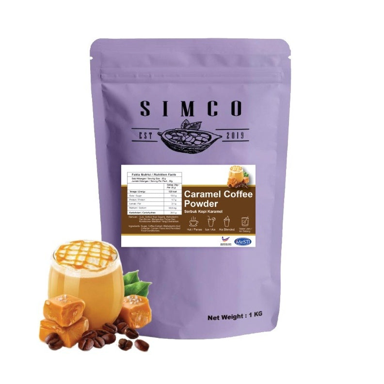 (Ready Stock)SIMCO SERBUK AIR BALANG ICE BLENDED POWEDER VANILLA BLUE CHOCOLOTE KELADI(1 KG)