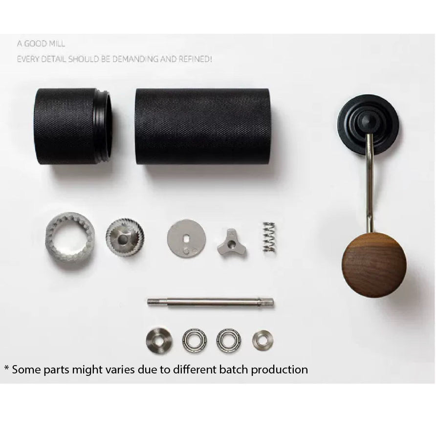 (READY STOCK)Coffee Espresso Hand Grinder Manual Chestnut Design Upgrade High Quality Solid CNC Burr 6 Stars