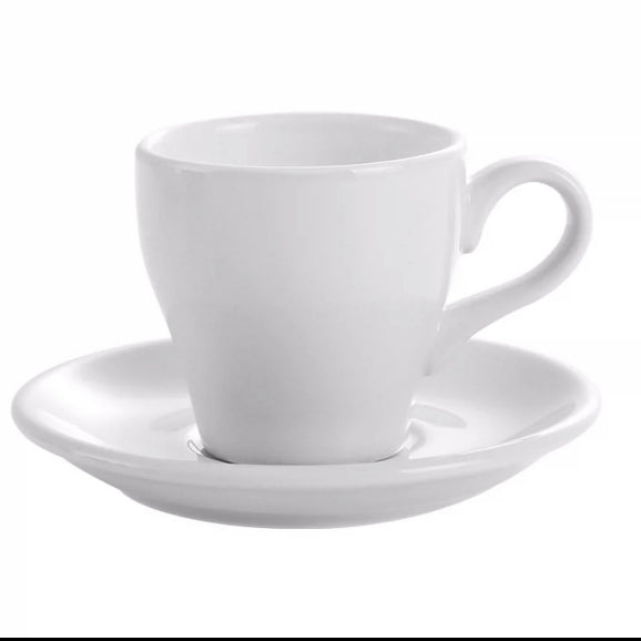 (READY STOCK)Coffee Espresso Cup Set Porcelain Cup and Saucers Drinkware 80ml 170ml