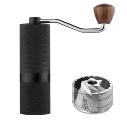 (READY STOCK)Coffee Espresso Hand Grinder Manual Chestnut Design Upgrade High Quality Solid CNC Burr 6 Stars