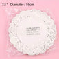 (Ready Stock)Lace Doilies Paper Decorative Round Placement Liners for Cake Desserts Baked Display 50pcs