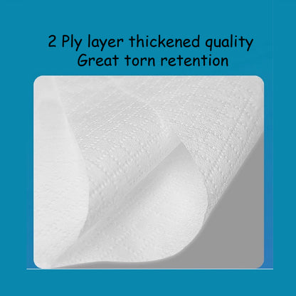 (Ready Stock) Thick Quality Soft 2 Ply Restaurant Cafe Tissue Paper Serviette Napkin 100 pcs/Bag Print Logo