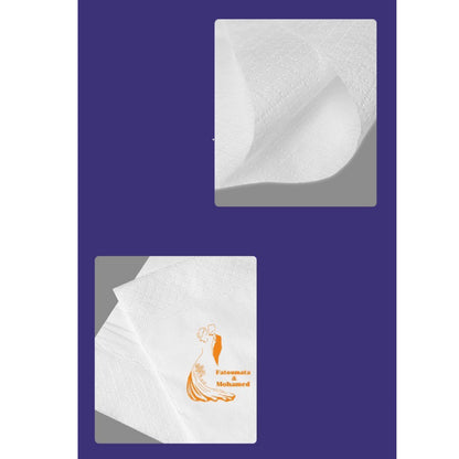 (Ready Stock) Thick Quality Soft 2 Ply Restaurant Cafe Tissue Paper Serviette Napkin 100 pcs/Bag Print Logo