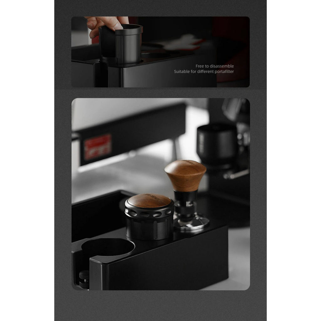 (Ready Stock)MHW-3BOMBER ABS 51/53/58mm Coffee Tamper Holder Knock Box Tamper Stand Barista Tools