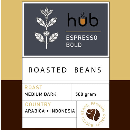 (Ready Stock)Fresh Roasted Blended Coffee Bean Brazil Indonesia Espresso Bold Blend 500g 1000g