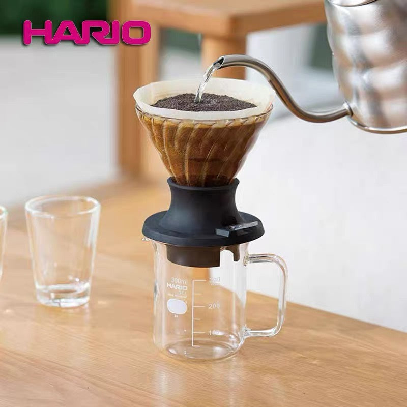 (READY STOCK)HARIO Coffee Immersion Brew Dripper Switch Glass Model SSD-200-B(With Filter Paper)