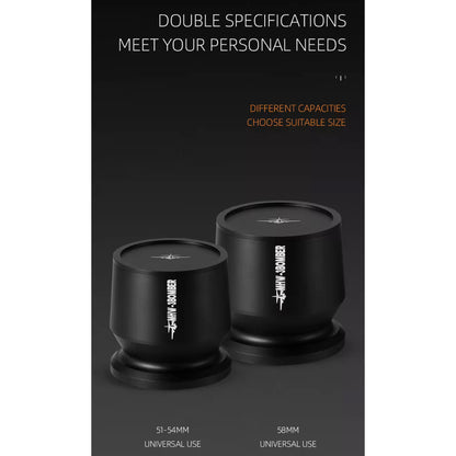 ( Ready Stock ) MHW-3BOMBER Espresso Dosing Cup With Stirrer Aluminium Alloy Coffee Dosing Funnel Portafilter