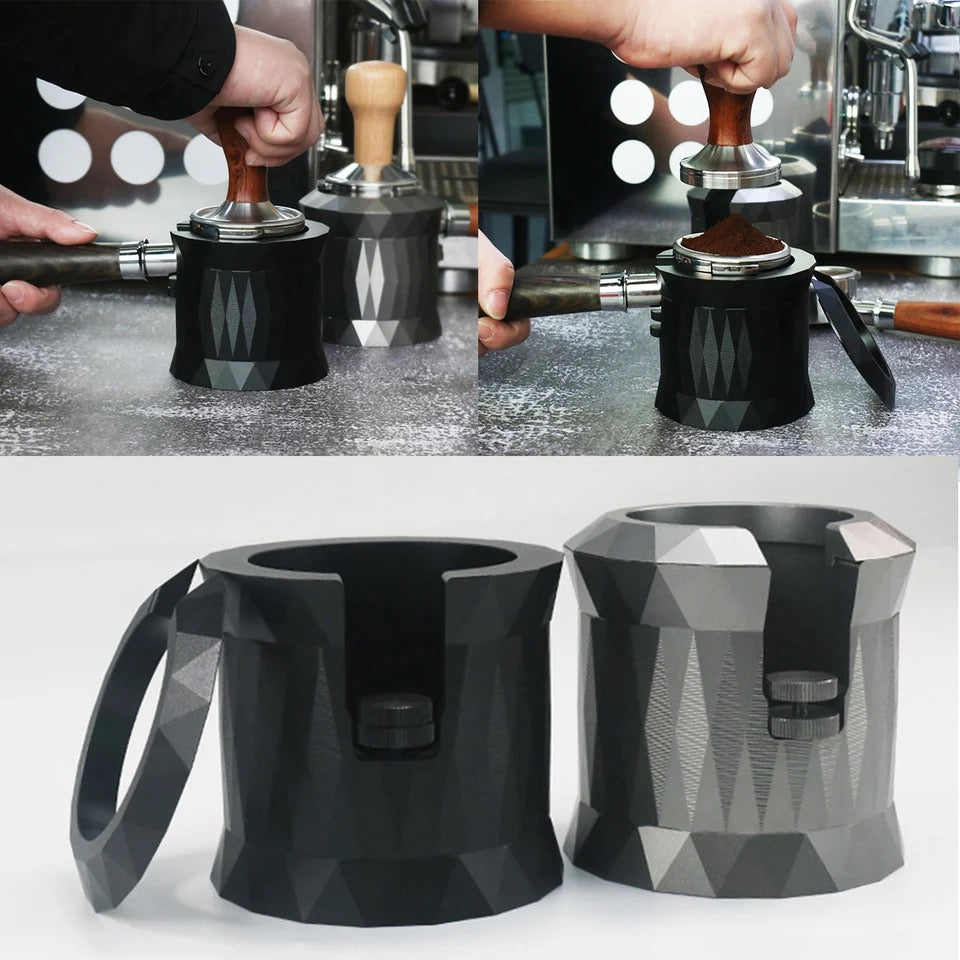 (Ready Stock)Portafilter Holder Seat Anodized Aluminium Alloy Coffee Handle Tamper Station Fit 51/54/58mm