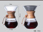 (Ready Stock)Coffee Espresso Hand Brew Drip Filter V60 Glass Pot With Reusable Stainless Steel Filter 400ml 500ml