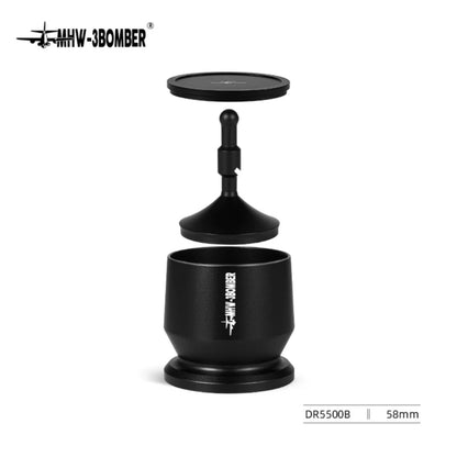 ( Ready Stock ) MHW-3BOMBER Espresso Dosing Cup With Stirrer Aluminium Alloy Coffee Dosing Funnel Portafilter