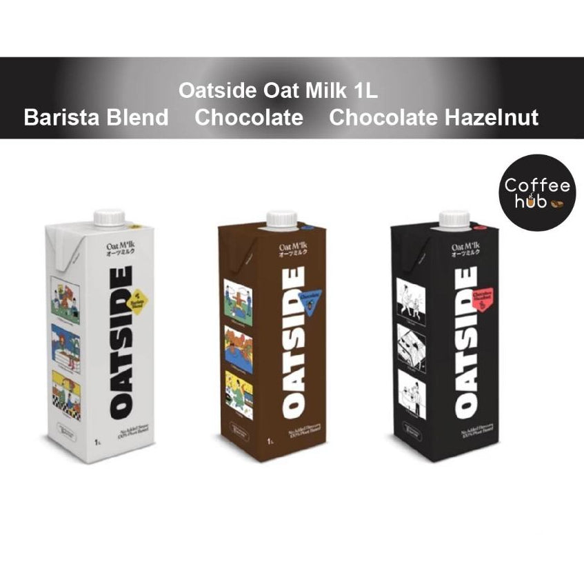 (READY STOCK)OATSIDE Oat Milk Barista Blend Chocolate Hazelnut 1L