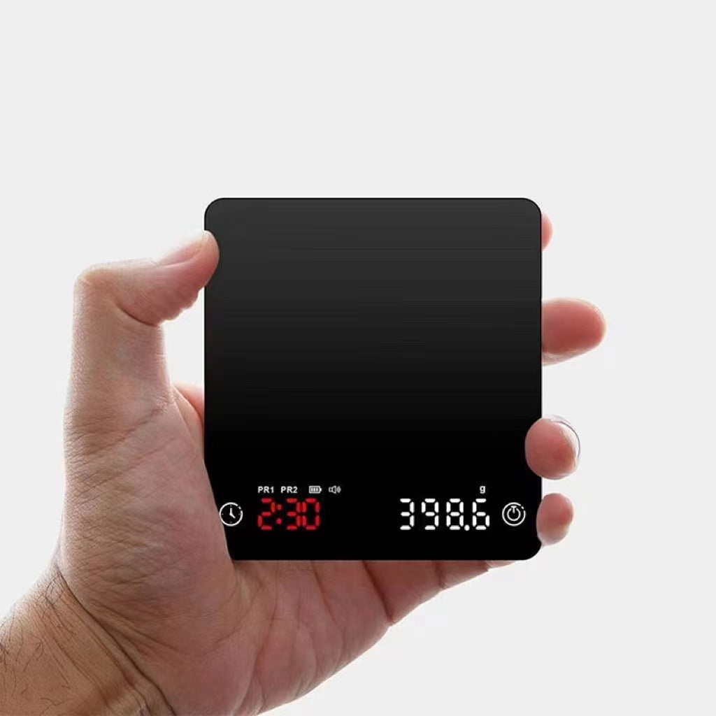 (Ready Stock)Espresso Coffee Digital Precision Smart Scale Food Scale With Timer Function LED Display Screen 2kg/0.1gram