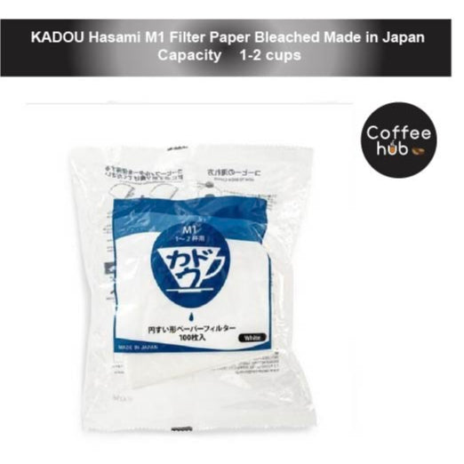 (Ready Stock)Kadou M1 Cotton Filter Paper Bleached (1~2 cups) 100pcs