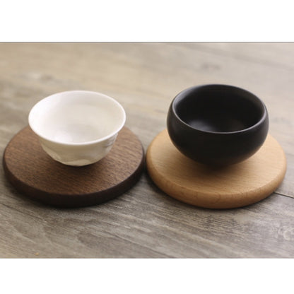 (READY STOCK) Coffee Cup Wood Coaster Square Round Resistant Heat Drink Mat Cup Pad Non Slip 8.8cm