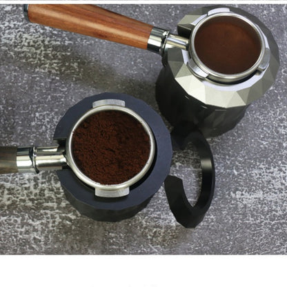 (Ready Stock)Portafilter Holder Seat Anodized Aluminium Alloy Coffee Handle Tamper Station Fit 51/54/58mm