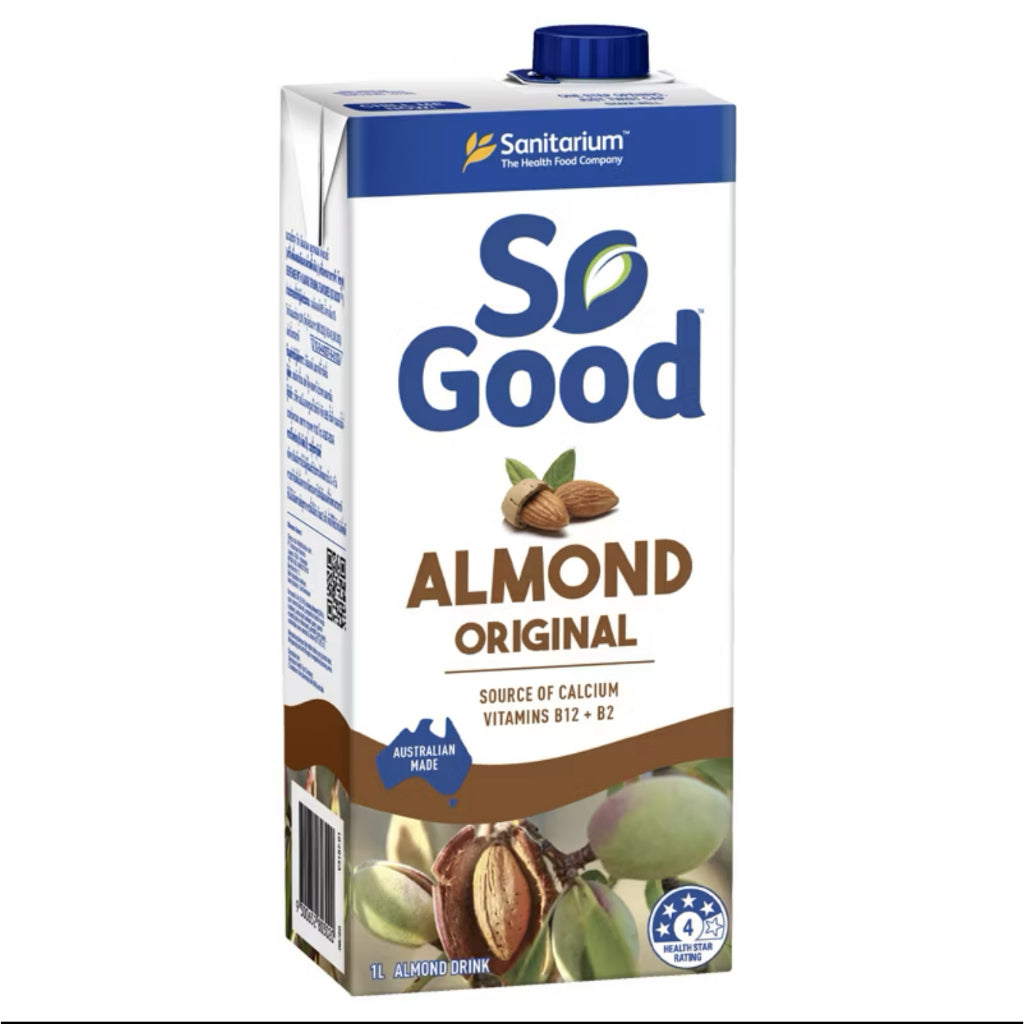 ( Ready Stock ) So Good Almond Milk Series Original Unsweetened Oat Milk Series Unsweetened 1 Litre