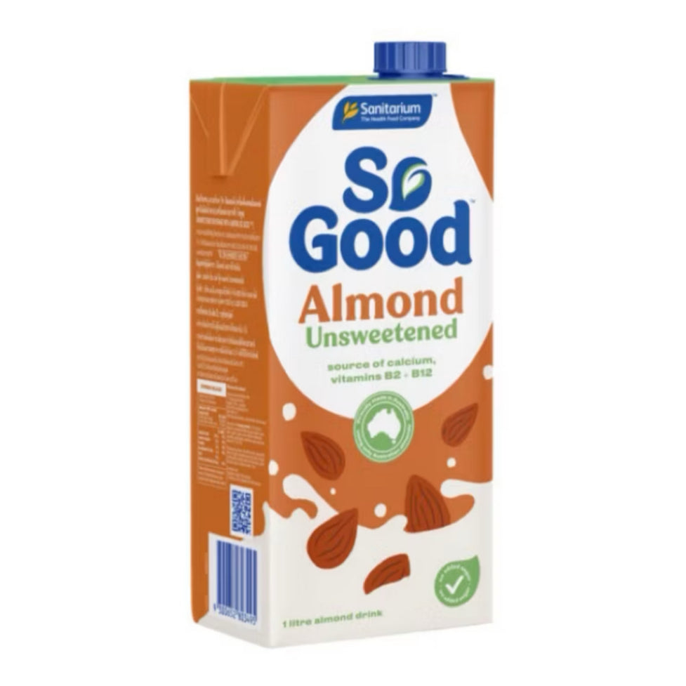 ( Ready Stock ) So Good Almond Milk Series Original Unsweetened Oat Milk Series Unsweetened 1 Litre