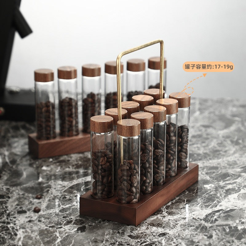 (Ready Stock)Coffee Bean Tube Storage Glass