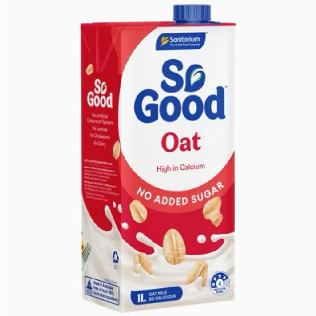 ( Ready Stock ) So Good Almond Milk Series Original Unsweetened Oat Milk Series Unsweetened 1 Litre