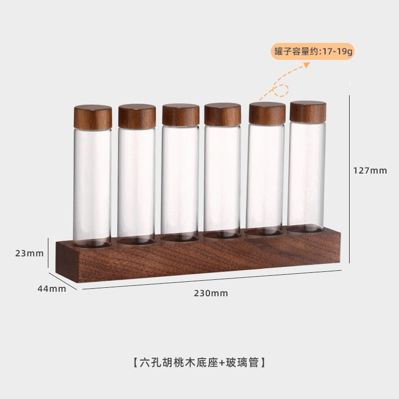 (Ready Stock)Coffee Bean Tube Storage Glass