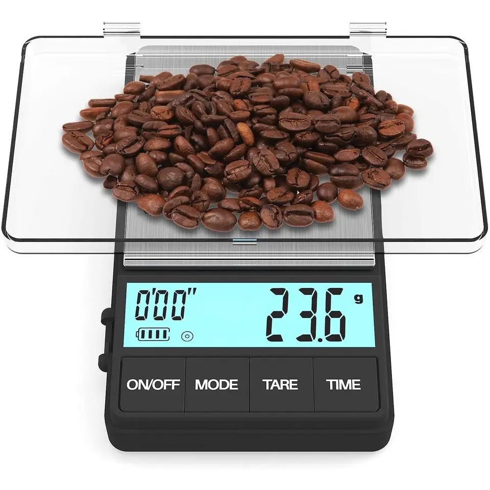 (Ready Stock)Mini Coffee Scale Pocket Portable Electric Digital Timer Espresso Scale 1000g