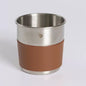 (Ready Stock)Coffee Mug Camping Outdoor Stainless Steel With Rubber PU Leather Cover 280ml