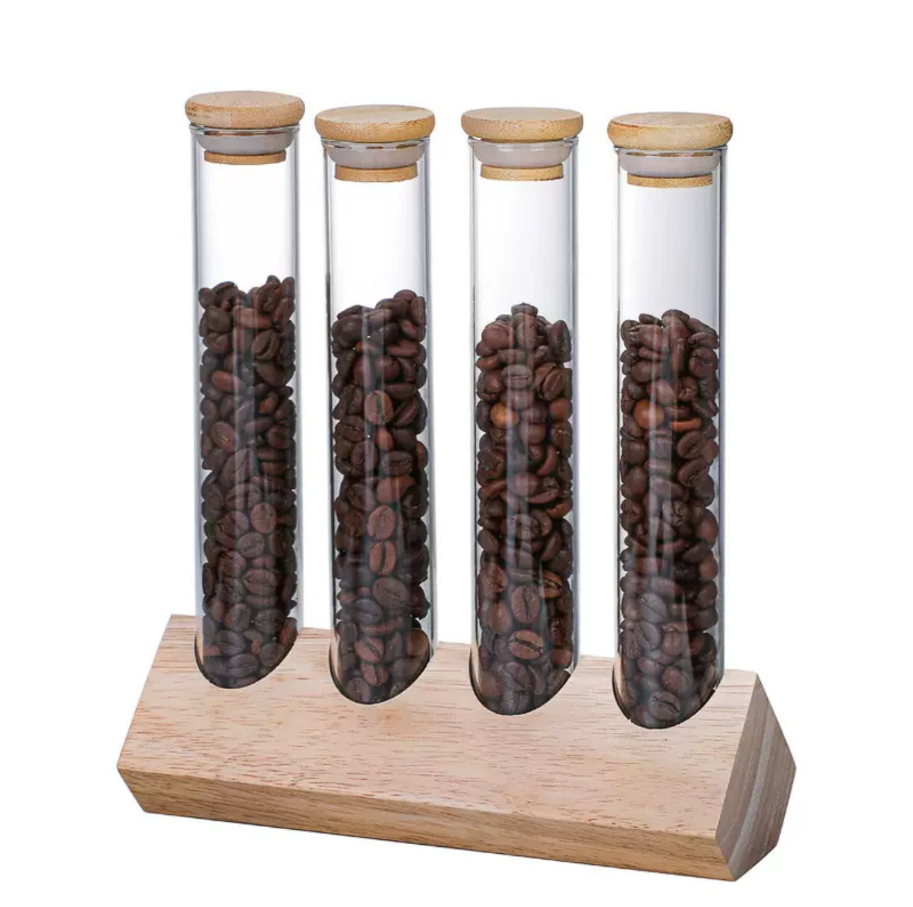 (Ready Stock)Coffee Bean Tube Storage Glass