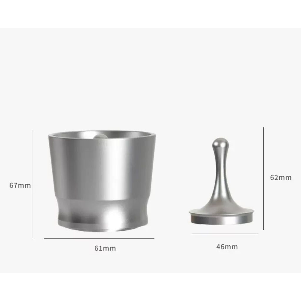 ( Ready Stock ) 51/53/58mm Coffee Dosing Funnel Cup Espresso Machine Grinder Powder Aluminium Alloy