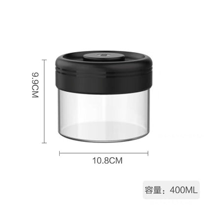 (Ready Stock)TIMEMORE Vacuum Sealed Glass Coffee Bean Canister Storage Various Size