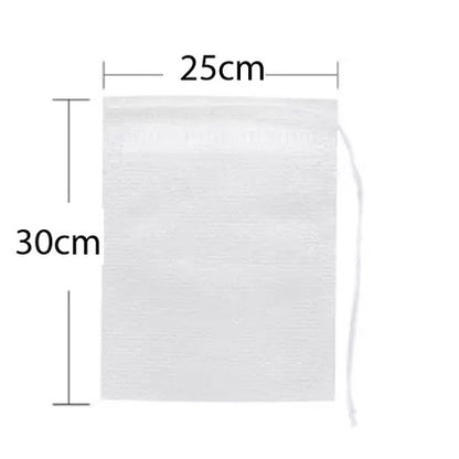 (Ready Stock)Tea Bag Filter Empty Drawstring Pouch Bag Seal Filter Cook Herb Spice Loose Coffee Pouch 50Pcs/Bag