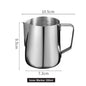 (Ready Stock)Coffee Espresso Milk Frothing Pitcher Jug Stainless Steel Teflon Rainbow 350ml |550ml| 600ml