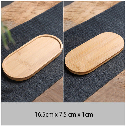 (READY STOCK) Coffee Cup Wood Coaster Square Round Resistant Heat Drink Mat Cup Pad Non Slip 8.8cm